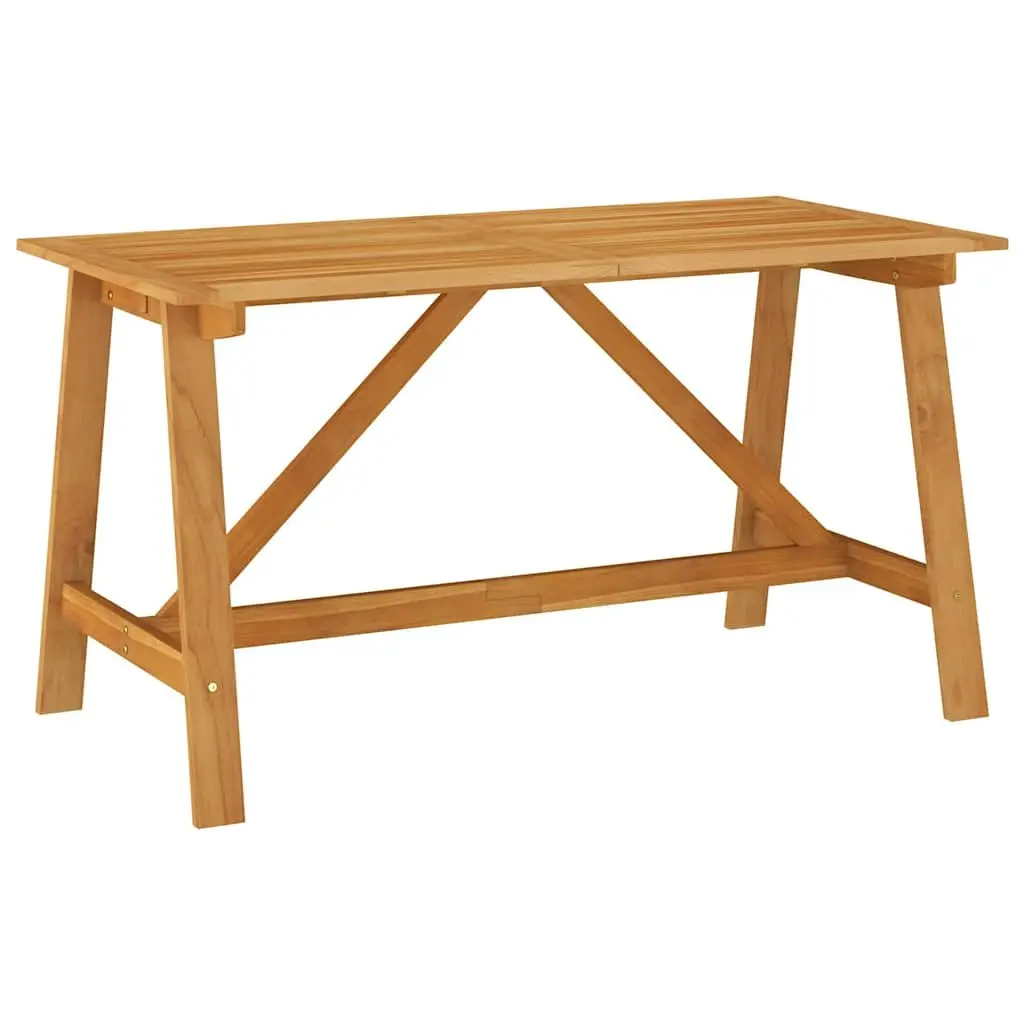 Outdoor Dining Set 5 Piece Acacia Wood Table and Chairs with Removable Cushions Black