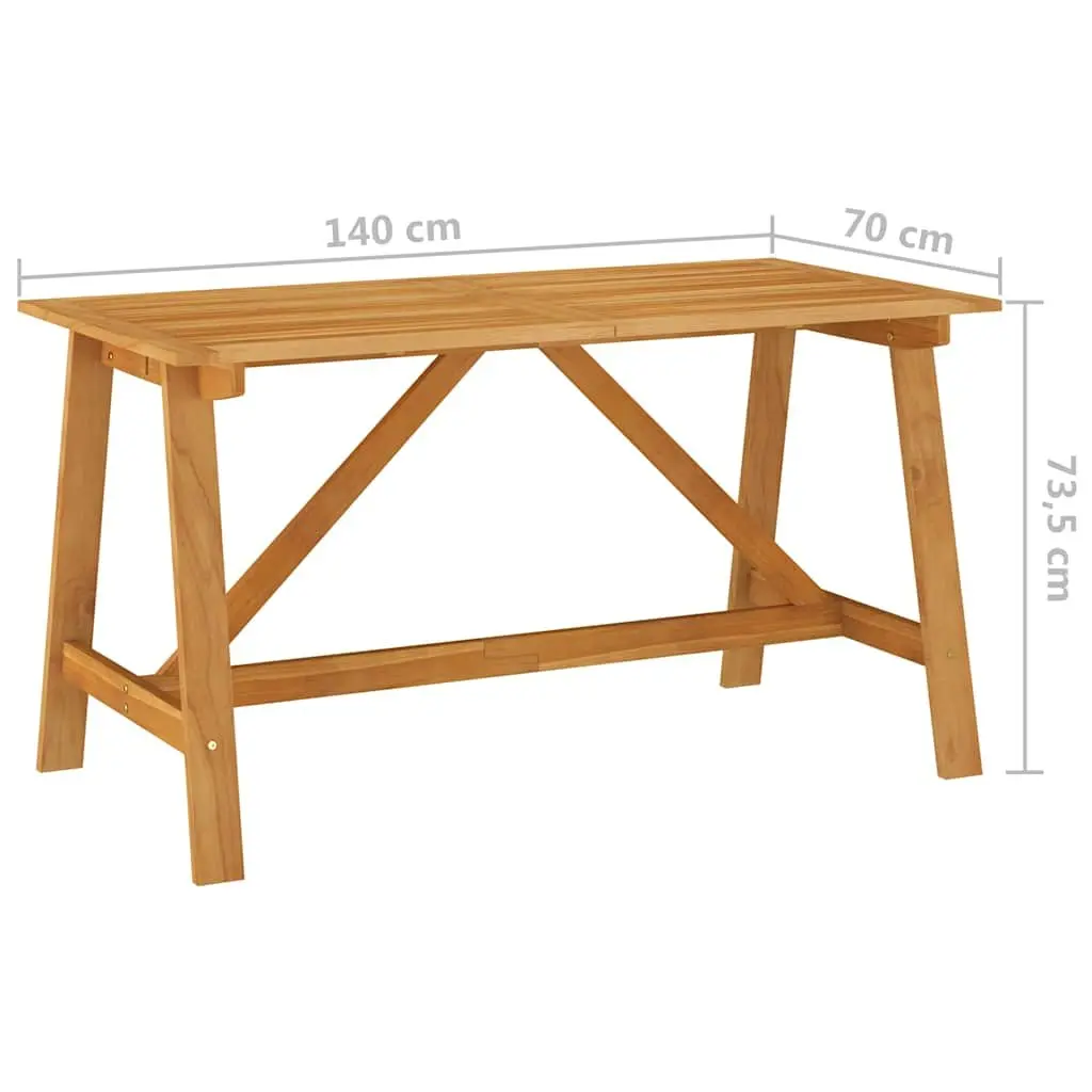 Outdoor Dining Set 5 Piece Acacia Wood Table and Chairs with Removable Cushions Black