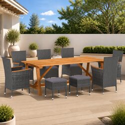 Enhance Your Outdoor Living with Our 9-Piece Dining Set