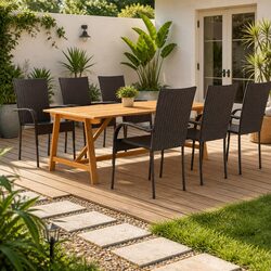 Enhance Your Outdoor Space with a 7 Piece Dining Set