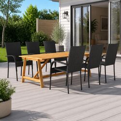 Transform Your Outdoor Area with 7 Piece Dining Set