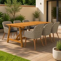 Enhance Your Outdoor Dining Experience with 7-Piece Set