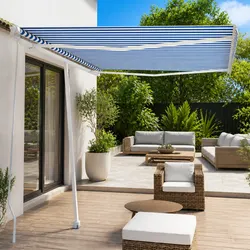 Enhance Your Outdoor Space with a 300x250 cm Blue Awning