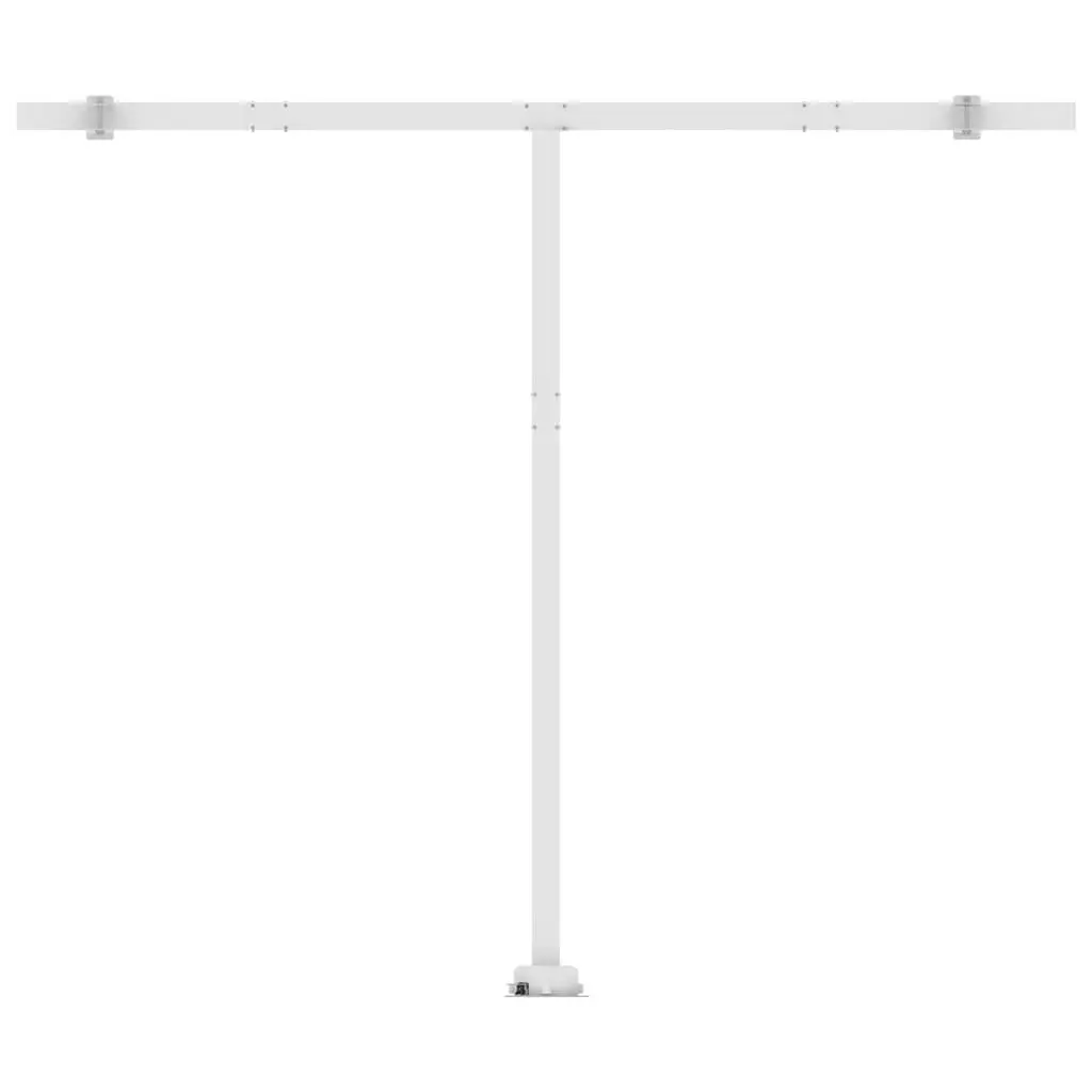 Freestanding Manual Retractable Awning 300x250 cm Anthracite UV and Water Resistant with Adjustable Angle and Height