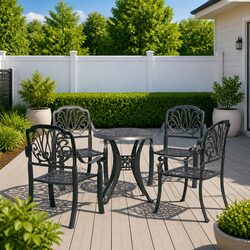 Enhance Your Outdoor Space with a 5 Piece Bistro Set