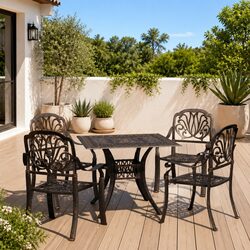 Enhance Your Outdoor Space with this 5-Piece Bistro Set