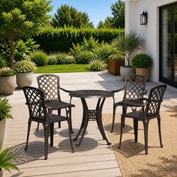 Enhance Your Outdoor Space with This 5 Piece Bistro Set