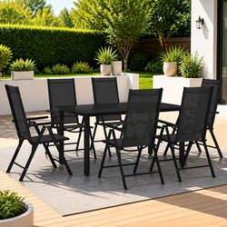 Stylish Outdoor 7 Piece Dining Set for Your Patio