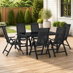 Enhance Your Garden with a 7-Piece Aluminium Dining Set