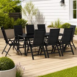 Elevate Your Outdoor Living with 9 Piece Dining Set