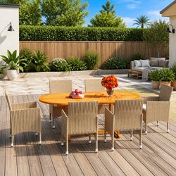 Enhance Your Outdoor Space with a 7 Piece Dining Set