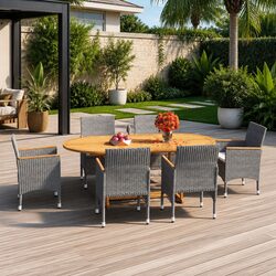 Enhance Your Outdoor Space with a 7 Piece Dining Set