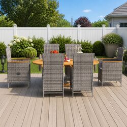 Enhance Your Outdoor Space with This Stylish Dining Set
