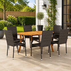 Enhance Your Outdoor Space with a 7 Piece Dining Set