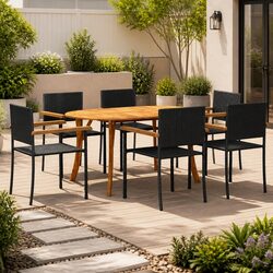 Enhance Your Outdoor Space with a 7 Piece Dining Set