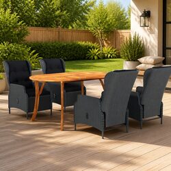 Elevate Your Outdoor Dining Experience with 5-Piece Set