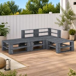 Transform Your Space with Our 4 Piece Grey Lounge Set