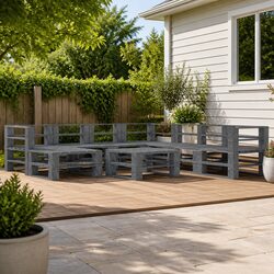 Enhance Your Outdoor Space with a 9 Piece Lounge Set