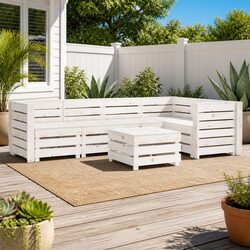 Transform Your Outdoor Space with 6-Piece Lounge Set