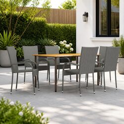 Enhance Your Outdoor Space with 7 Piece Garden Dining Set