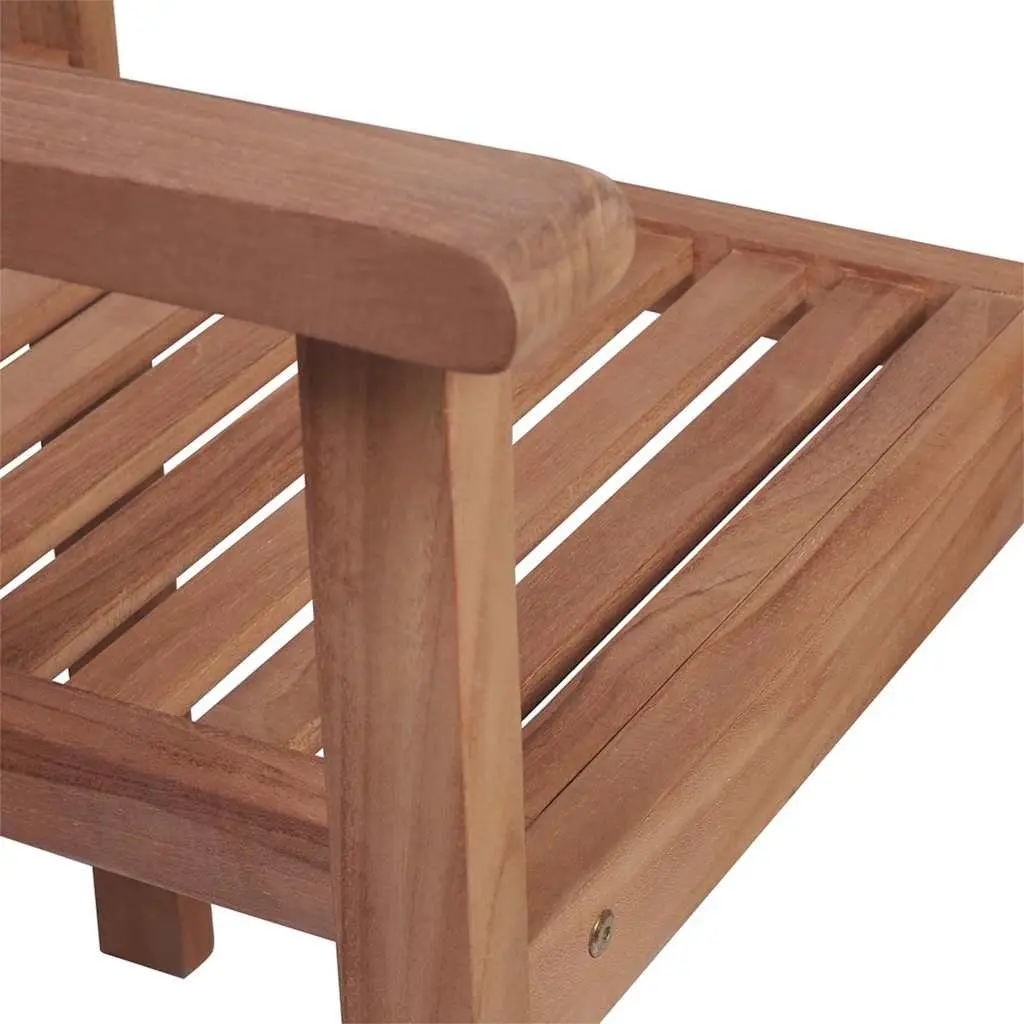 Stackable Outdoor Dining Chairs 8 Piece Set Solid Teak Wood Cushions