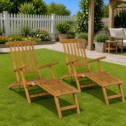 Garden Deck Chairs with Footrests - Enhance Your Outdoor Space