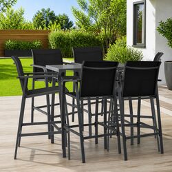Enhance Your Outdoor Space with a 7 Piece Garden Bar Set
