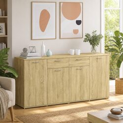 Enhance Your Home with a 160cm Brown Sideboard Cabinet