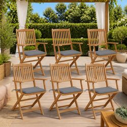 Enhance Your Outdoor Space with Folding Garden Chairs Set of 6