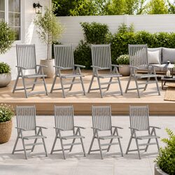 Elevate Your Outdoor Space with 8 Reclining Chairs
