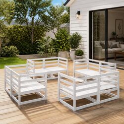 Elevate Your Outdoor Experience with This 8-Piece Lounge Set