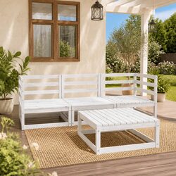 Enhance Your Outdoor Space with a White Lounge Set