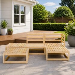Enhance Your Outdoor Space with a 5 Piece Lounge Set