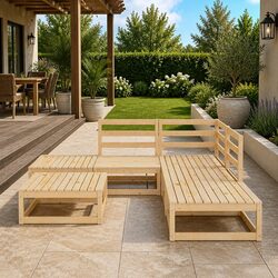 Elevate Your Outdoor Living with a 6 Piece Lounge Set