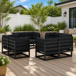 Elevate Your Outdoor Space with This 8-Piece Lounge Set