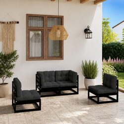 Transform Your Outdoor Space with a 4-Piece Lounge Set