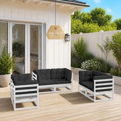 Transform Your Outdoor Space with This 6-Piece Lounge Set
