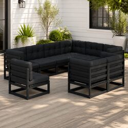 Enhance Your Outdoor Living with a 9-Piece Lounge Set