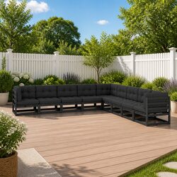 Elevate Your Outdoor Living with a 9 Piece Lounge Set