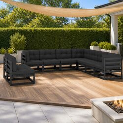 Transform Your Outdoor Space with a 9 Piece Lounge Set