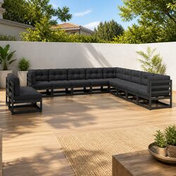 Enhance Your Outdoor Experience with Our 11 Piece Lounge Set
