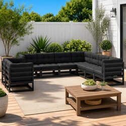 Enhance Your Outdoor Living with a 9 Piece Lounge Set