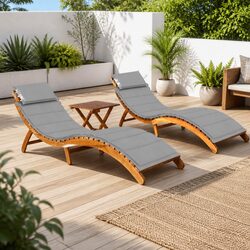 Enhance Your Outdoor Living with This Sun Lounger Set