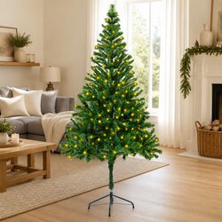 Enhance Your Home with a 180cm Pre-lit Christmas Tree
