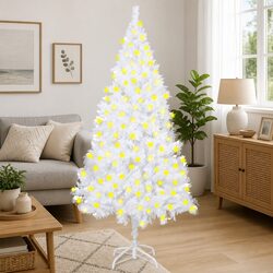 Enhance Your Holiday Decor with a 210cm White Christmas Tree