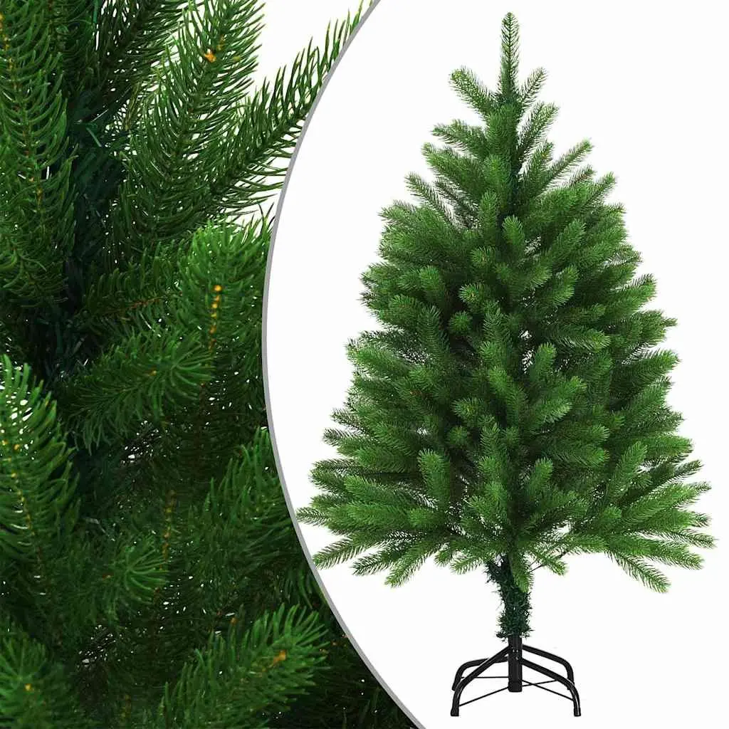 Artificial Christmas Tree 120cm Green Pre-lit LED Lights Lifelike PE Branches Steel Base