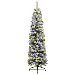 Enhance Your Holiday Space with a Slim 180cm Pre-lit Tree