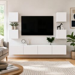 Transform Your Living Room with This Elegant TV Cabinet Set