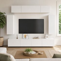 Elevate Your Living Space with a 6-Piece TV Cabinet Set
