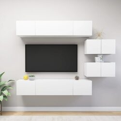 Transform Your Living Room with 6-Piece TV Cabinet Set